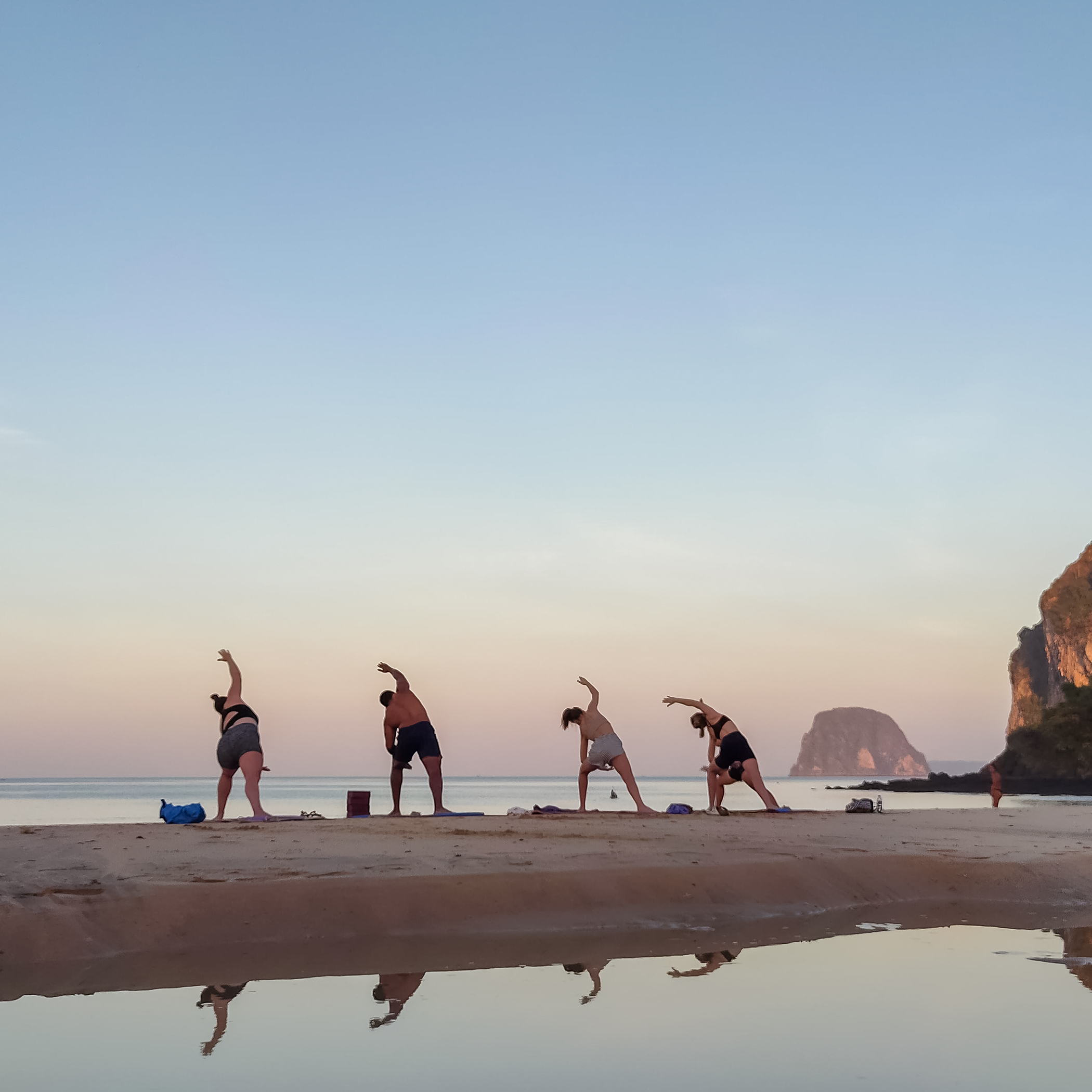 Sunrise Yoga on Mook Island 05 Sunrise Yoga on Mook Island 05